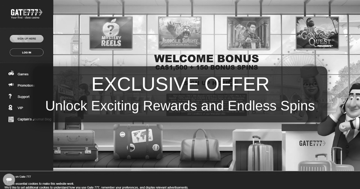 Gate777 Casino and its reported first-deposit bonus
